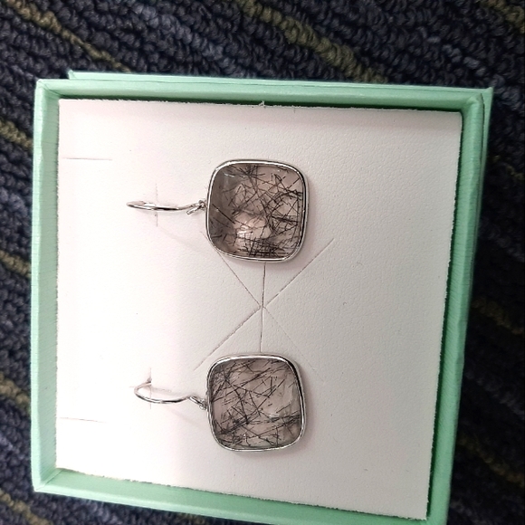 Gorgeous Rutilated Quartz Earrings - Picture 6 of 7